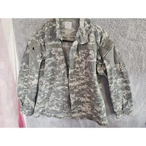 US Army Combat‎ Uniform Coat Shirt Military ACU Digital Camo Medium-Regular BDU